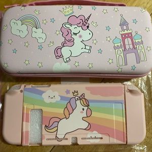 Portable game case and cover